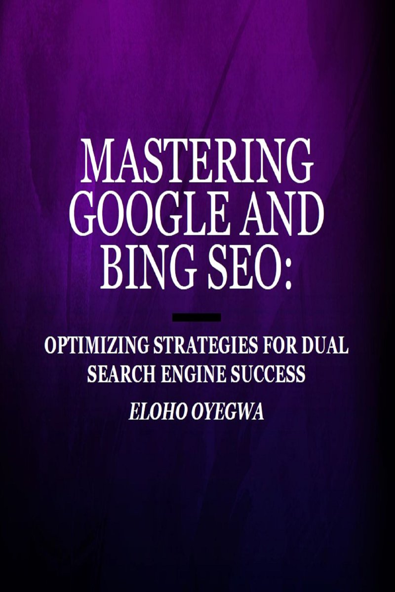 ElohoTheDon's tweet photo. Get your copy of Mastering Google and Bing SEO on Amazon Kindle now
https://t.co/SBMxo0Aqx3
#SEO #GoogleSEO #BingSEO #DigitalMarketing #SearchEngineOptimization #KeywordResearch #ContentOptimization #TechnicalSEO #OnlineMarketing #SEOBook #AmazonKindle #MustRead #BookLovers https://t.co/3RLuV6IUxm