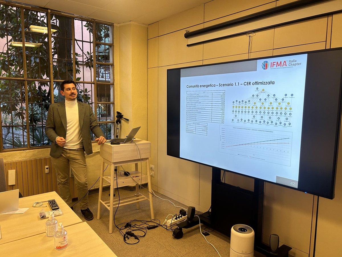📚Abbiamo tenuto una lezione per le giornate formative di formazione di <a href="/IFMAItalia/">IFMA Italia</a> per il riconoscimento professionale di Green #Facility Specialist

La #sostenibilità e la riduzione dei #consumi è possibile con metodologie e soluzioni innovative del mercato e della ricerca.