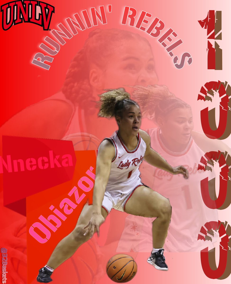 Congratulations to UNLV on a fabulous season Top 25, and to <a href="/Nnekaobiazor/">nnekaobiazor</a> on breaking the 1,000pt mark!