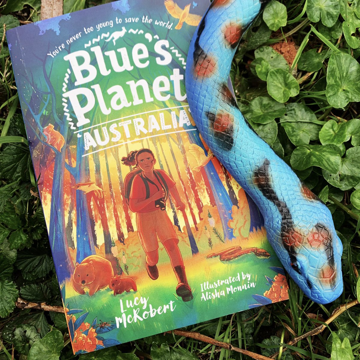 For #WorldBookDay there was only one person Eleanor was going to be. ‘Blue’ from @LucyMcRobert1’s brilliant new book displays all the wonderful traits you hope to see in everyone, let alone children. Oh, and it has certainly perpetuated our ongoing drive to save the planet. 🐍🌍
