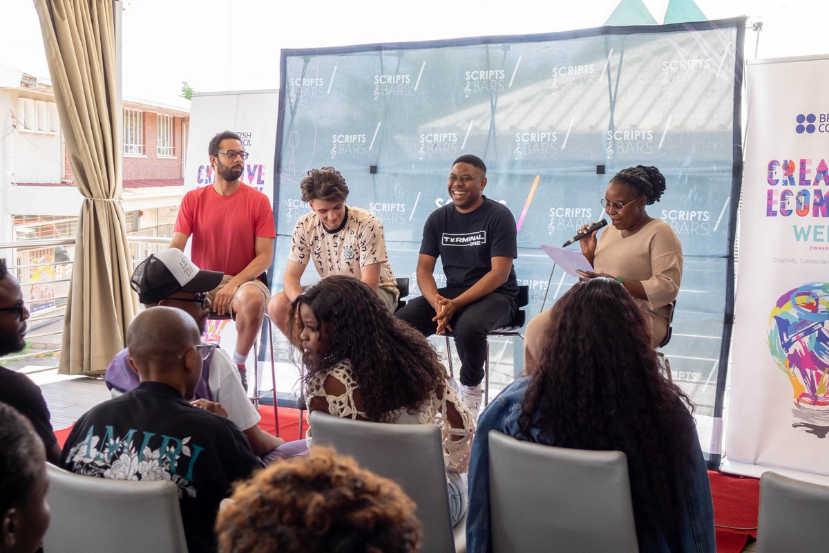 scriptsandbars's tweet image. Checkout scenes from the Creative Hustle, the Scripts and Bars Partners&apos; panel featuring @kaymediaafrica and @ReprezentRadio 

@kaymediaafrica  @SouthernAfrArts 

#scriptsandbars #creativeaccelerator #creativeeconomyweek #creativeecononyweekZW