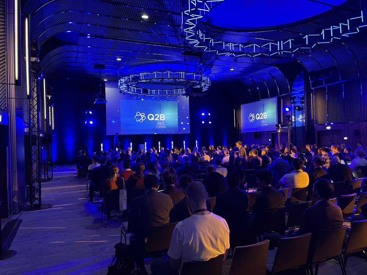 #Q2B24Paris is underway! Thank you to <a href="/Bpifrance/">Bpifrance</a> and all our sponsors for making it happen. #quantum