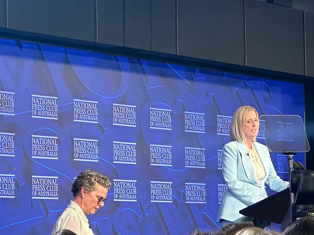 It was great to be at the @PressClubAust to hear Minister @SenKatyG launch Working for Women: A Strategy for Gender Equality today with colleagues from across @ourANU Link to policy 👇 pmc.gov.au/news/australia….