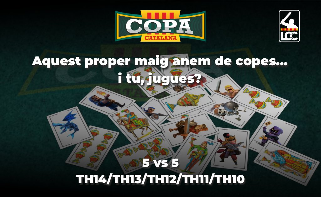 COMUNITAT CATALANA!!
📢Prepareu-vos per a un duel èpic! La lliga i la copa estan tocant a la porta com un as de trèvols a punt de ser jugat. Que comenci el joc, on cada partit és una nova carta i la victòria és el nostre as a la màniga!
📆MAIG DE 2024
Que no t'ho expliquin...