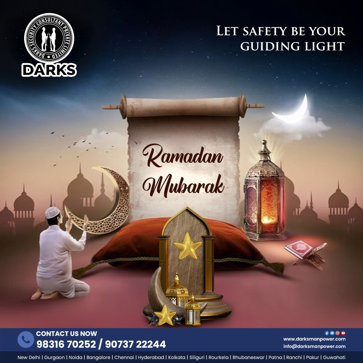 Let Ramadan bring with itself the promise of staying protected under the divine wisdom of the almighty. Happy Ramadan to all.

#RamadanBlessings #RamadanMubarak #DivineWisdom #FastingAndFaith #Ramadan2024 #BlessedRamadan #SpiritualJourney #darksmanpower