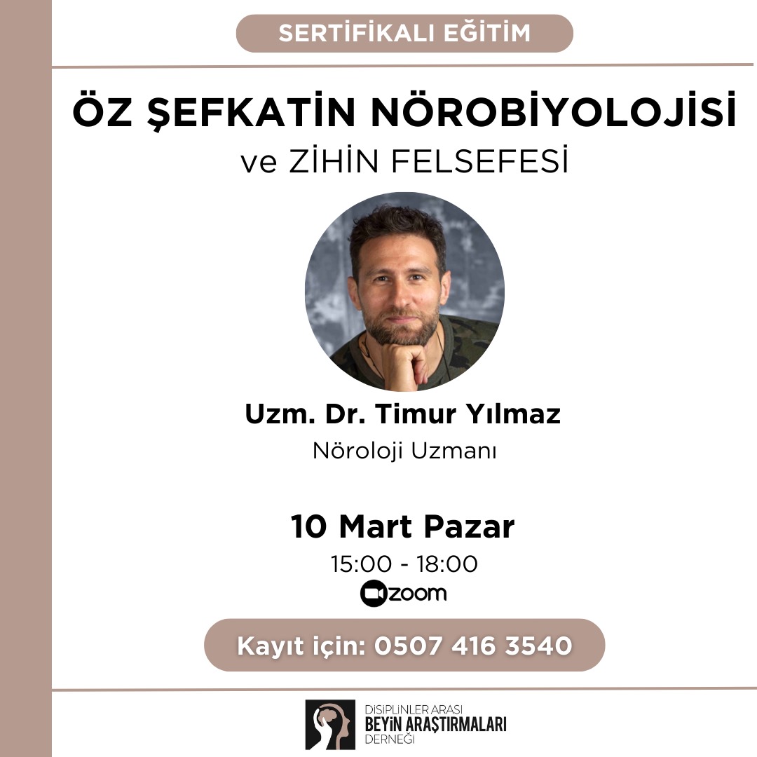 norobilim2018's tweet photo. Öz Şefkatin ne olduğunu ve hayatınıza en optimal şekilde nasıl entegre edeceğinizi biliyor musunuz? 

Öz Şefkatin Nörobiyolojisi dersinde sizi de aramızda görmekten büyük mutluluk duyarız! 

Detaylı bilgi için WhatsApp üzerinden ulaşabilirsiniz.

#beyin #bilim #egitim #noroloji https://t.co/VICN087hSU