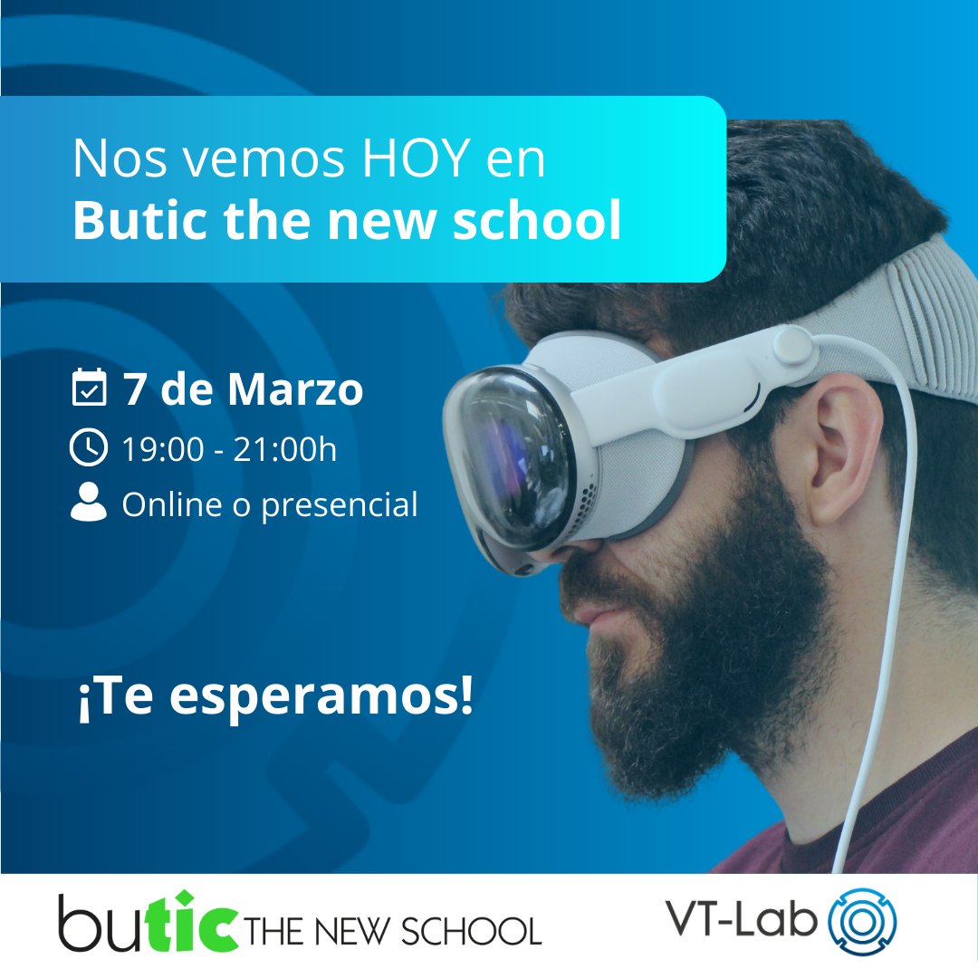 visualtechlab's tweet image. ¡Os esperamos hoy en el evento de @buticSchool !👏
Aun estas a tiempo de participar y conocer la potencia que traerán las Apple Vision PRO al sector AEC, de la mano @Ivangomez1111 CEO y Daniel Madrid BIM manager de VT-Lab.
Inscríbete aquí ➡️bit.ly/4a51BMz