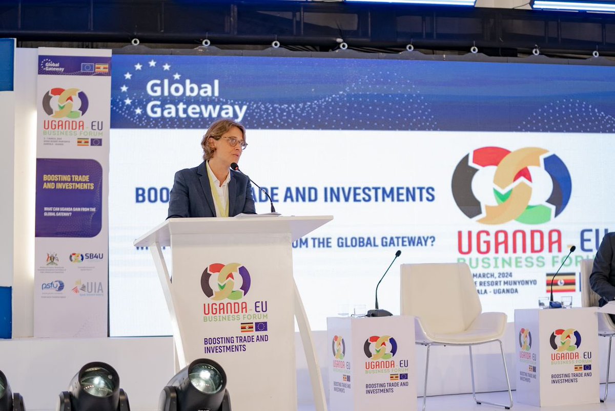 Fwallu1920's tweet photo. Congratulations @EUinUG and the Government of Uganda for a successful 3rd Annual Uganda-EU Business Forum
📍Speke Resort Munnyonyo
“Sophie De Coninck, Head of UNCDF”
@EuinUG @UNCDF @UNCDFLocalDev
#StartFacility
#LocalTransformativeFinance https://t.co/HJg8bRxYzB