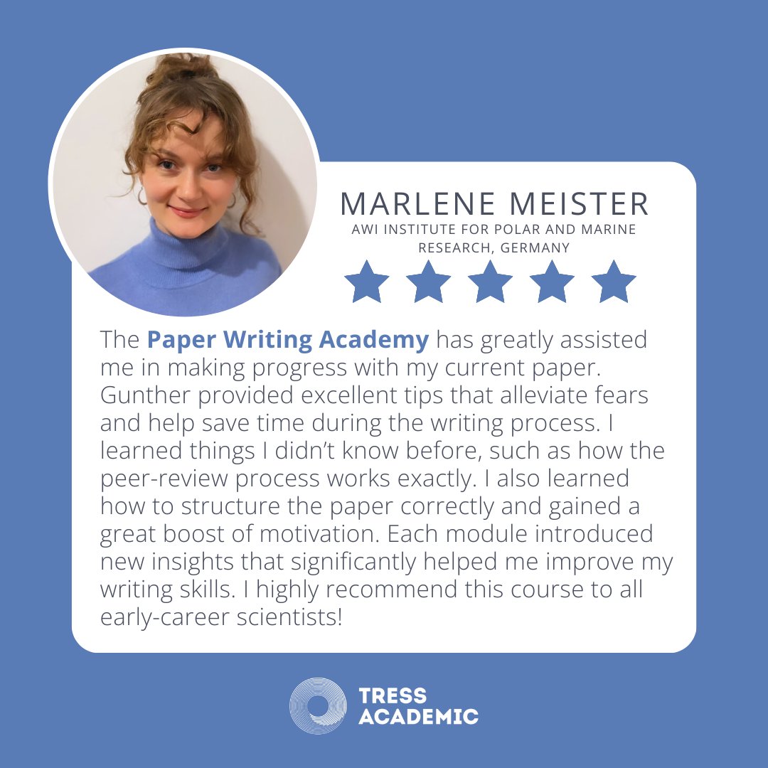 TressAcademic's tweet image. Marlene, former member of #PaperWritingAcademy, gave us this wonderful testimonial. THANKS! 
👉 bit.ly/-PWA

#acwri #phdlife