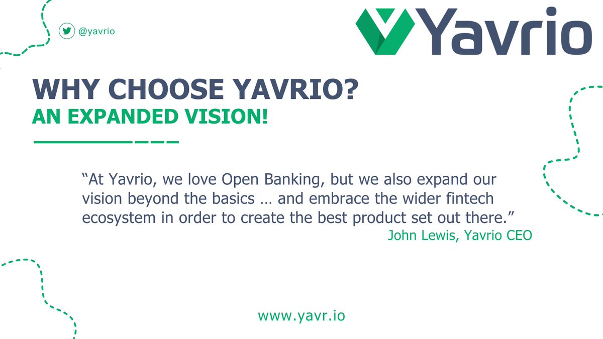 Look beyond the basics of #OpenBanking 👀 with John Lewis, #Yavrio CEO, in our new #YavrioBlog series! loom.ly/ejgHBHQ
