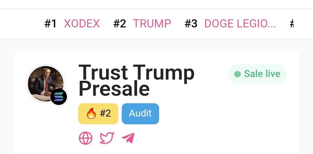 Trust Trump Token tweet media