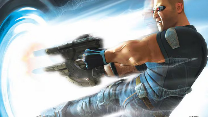 MeriStation's tweet photo. 😲 Salen a la luz 5 minutos de gameplay del cancelado remake de #TimeSplitters2. ¡Pero si parece Fortnite!

➡️ https://t.co/saJ2VVOumF https://t.co/h5mwpju2wc