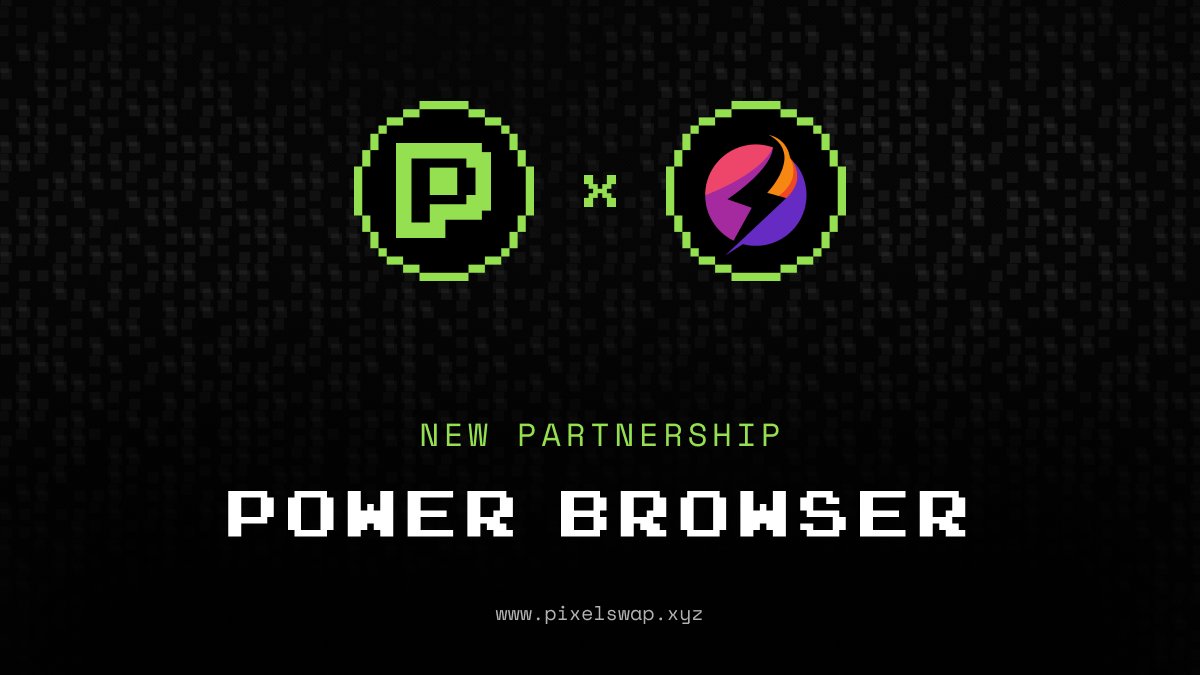 🚀 Exciting News! #PixelSwap has joined the Power Browser Dapp ecosystem! 🌐 Explore the seamless integration and enhanced features. Join the PixelSwap revolution now! Join $PIXEL now: pixelswap.xyz #PixelSwap #PowerBrowser