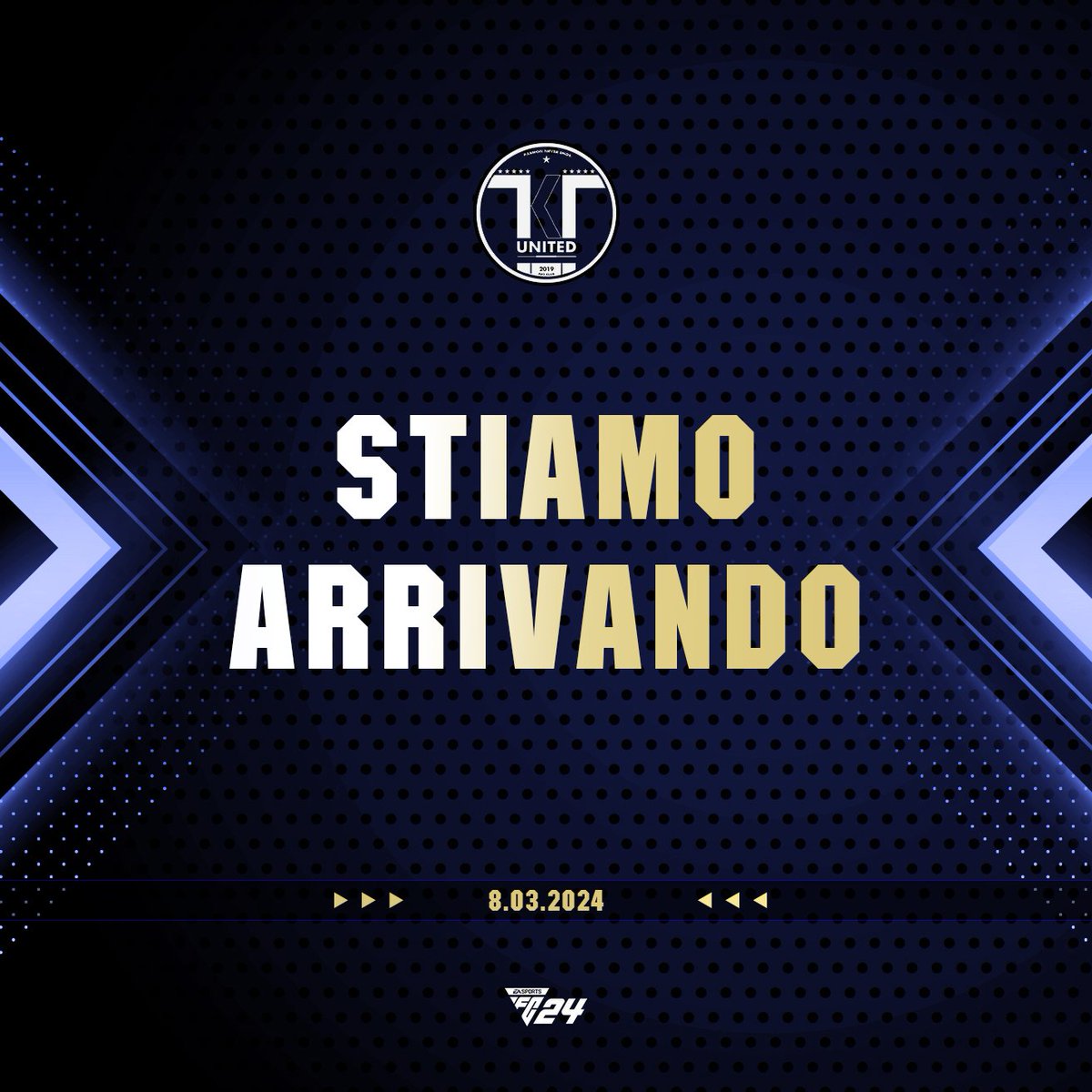 Atletico Lodigiani Esports (@tktunited) on Twitter photo 🔵 COMUNICATO UFFICIALE
Finalmente è arrivata la conferma
Parteciperemo alle selezioni per la E-Cup <a href="/LNDEsport1/">LND Esport</a> ma soprattutto saremo Club Esport di una società di Serie D.
Venerdì 8 Marzo l'ufficialità. ⚔️
<a href="/HouseOfProClub/">H𝕠𝕦𝕤𝕖 𝕆𝕗 P𝕣𝕠C𝕝𝕦𝕓</a> <a href="/RTAllProClub/">RETWEET ALL PROCLUB</a> 🔵 COMUNICATO UFFICIALE
Finalmente è arrivata la conferma
Parteciperemo alle selezioni per la E-Cup <a href="/LNDEsport1/">LND Esport</a> ma soprattutto saremo Club Esport di una società di Serie D.
Venerdì 8 Marzo l'ufficialità. ⚔️
<a href="/HouseOfProClub/">H𝕠𝕦𝕤𝕖 𝕆𝕗 P𝕣𝕠C𝕝𝕦𝕓</a> <a href="/RTAllProClub/">RETWEET ALL PROCLUB</a>