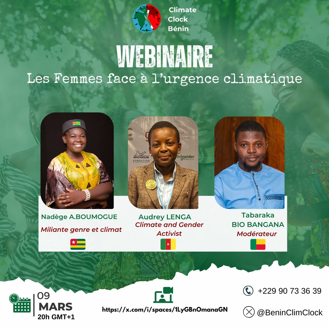 Climate Clock Benin tweet media