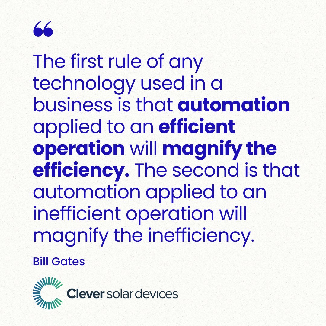 💡 Clever Quote of the Month 💡

With just 3 clicks on your mobile device, our solution provides real-time diagnostics of the health status of #pv panels, saving operators time and increasing productivity by up to 12%.

Jump to #Photovoltaics40!

#solar #innovationinsolar