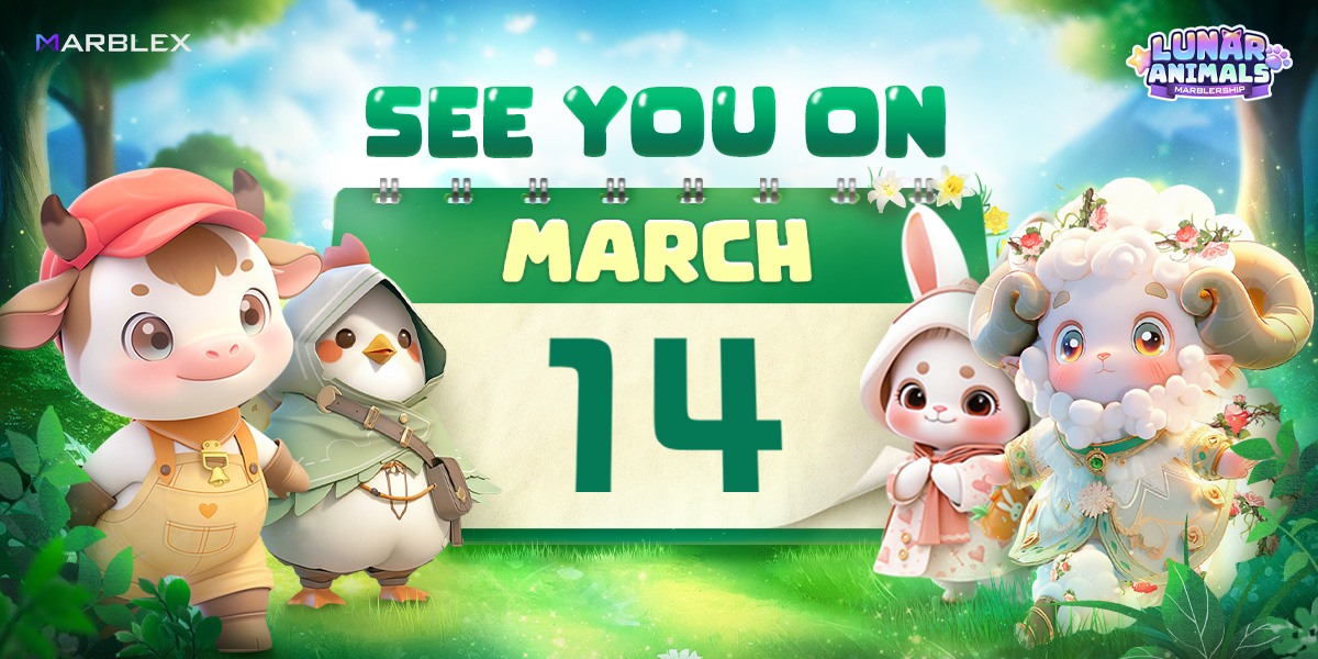 📢 More updates on our upcoming Marblership collections!

Come and learn all you need to know about Puzzles🧩 and Lunar Animals🐾!
👉ntiny.link/_oLIw

Make sure to check out our updated Gitbook📘
docs.marblex.io/mbx-services/n…

#NFT #MBX #MARBLEX #Blockchain #Web3