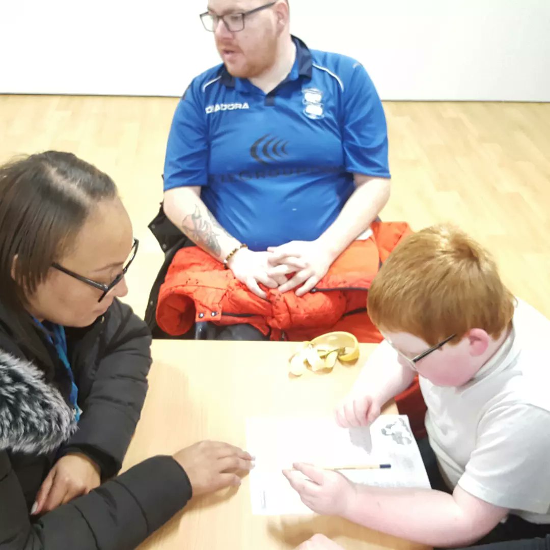 Thanks to Debbie and Emily from Coventry Building Society who encouraged and joined in with world book day activities and played games at our Male Carers session. Our sessions are run by @evergreen_hub and @colebridgetrust in partnership with @SolihullCouncil