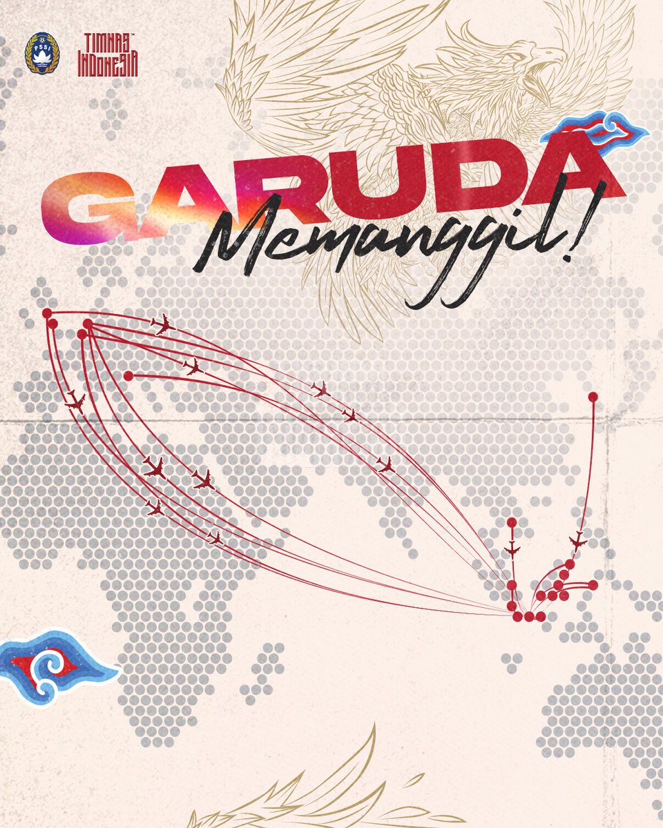 TimnasIndonesia's tweet photo. #GarudaMemanggil 28 pemain untuk pertandingan Kualifikasi Piala Dunia 2026 melawan Vietnam 21 &amp; 26 Maret 2024. 🇮🇩 

Dapatkan tiketnya melalui https://t.co/iydrEB5KD3 🙌🏻

#KitaGaruda #BersamaGaruda #GarudaMendunia https://t.co/kSC15SDlLr