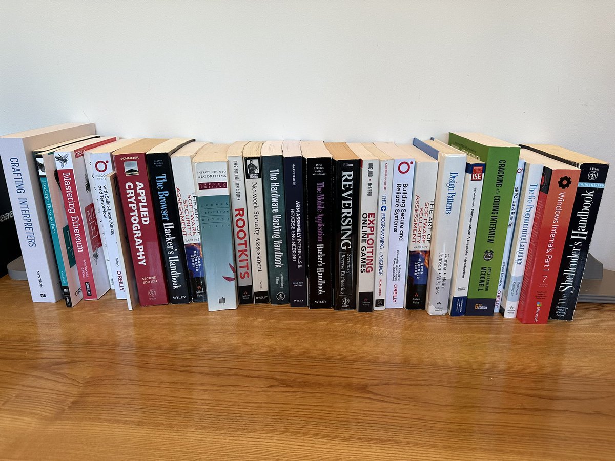 It’s #worldbookday today! What does your technical bookshelf look like? 

I’ll start