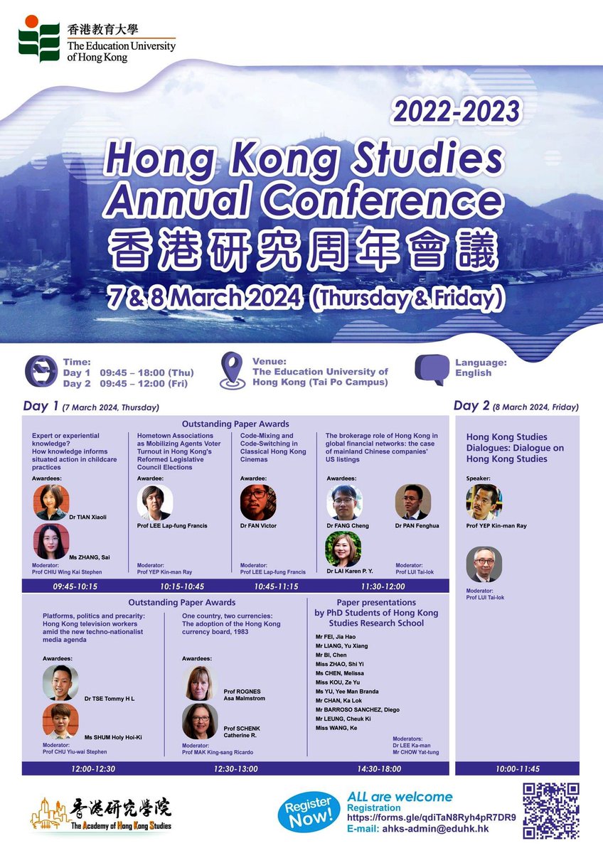 iamtommiii's tweet photo. This ain’t just a best paper award, but a reassuring recognition of my 5-year study of #HKCreativeLabour (2016-2021). Thanks to @ahks4hk also to @EJCS_Journal for publishing this work #PlatformsPoliticsAndPrecarity
#CLS #HongKongStudies #TVWorkers
https://t.co/k81UGNVLsx https://t.co/vtQoWzn0gO