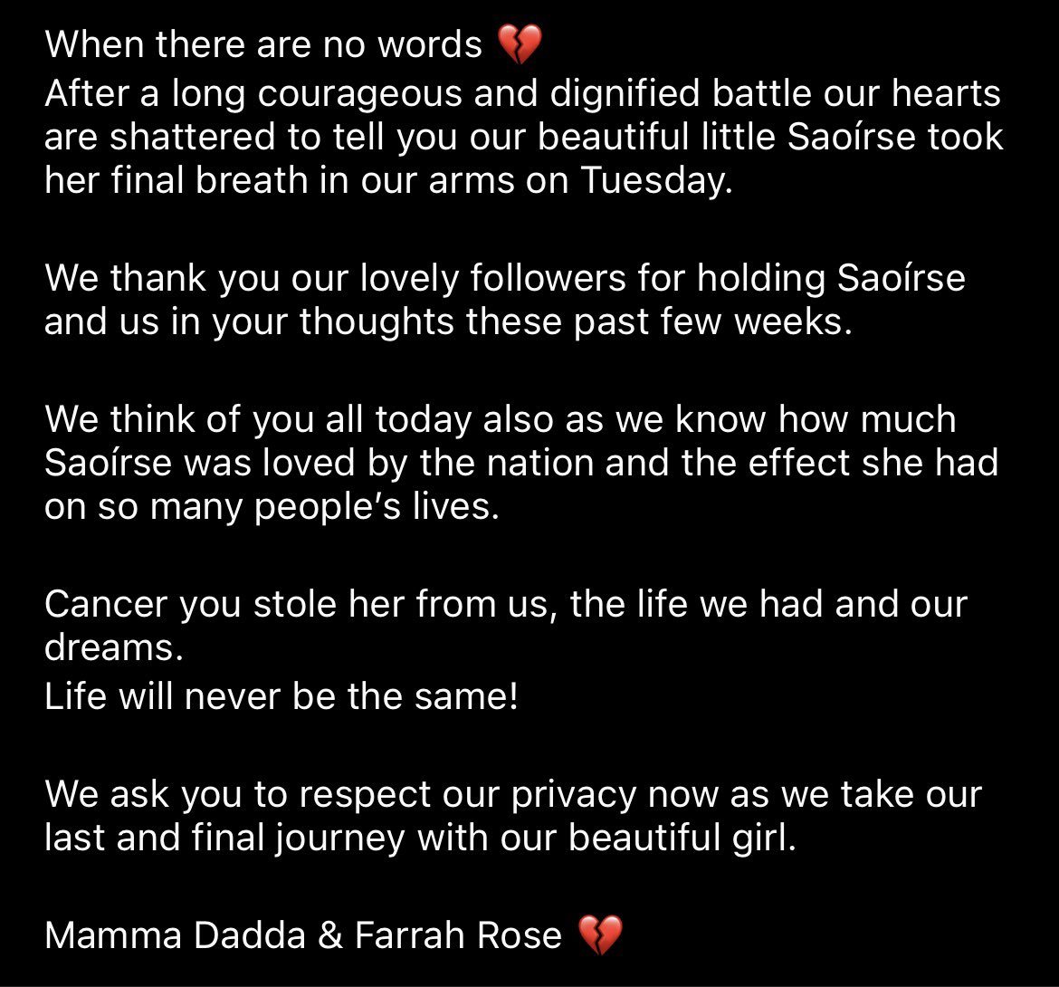 Saoírse and Mamma tweet media