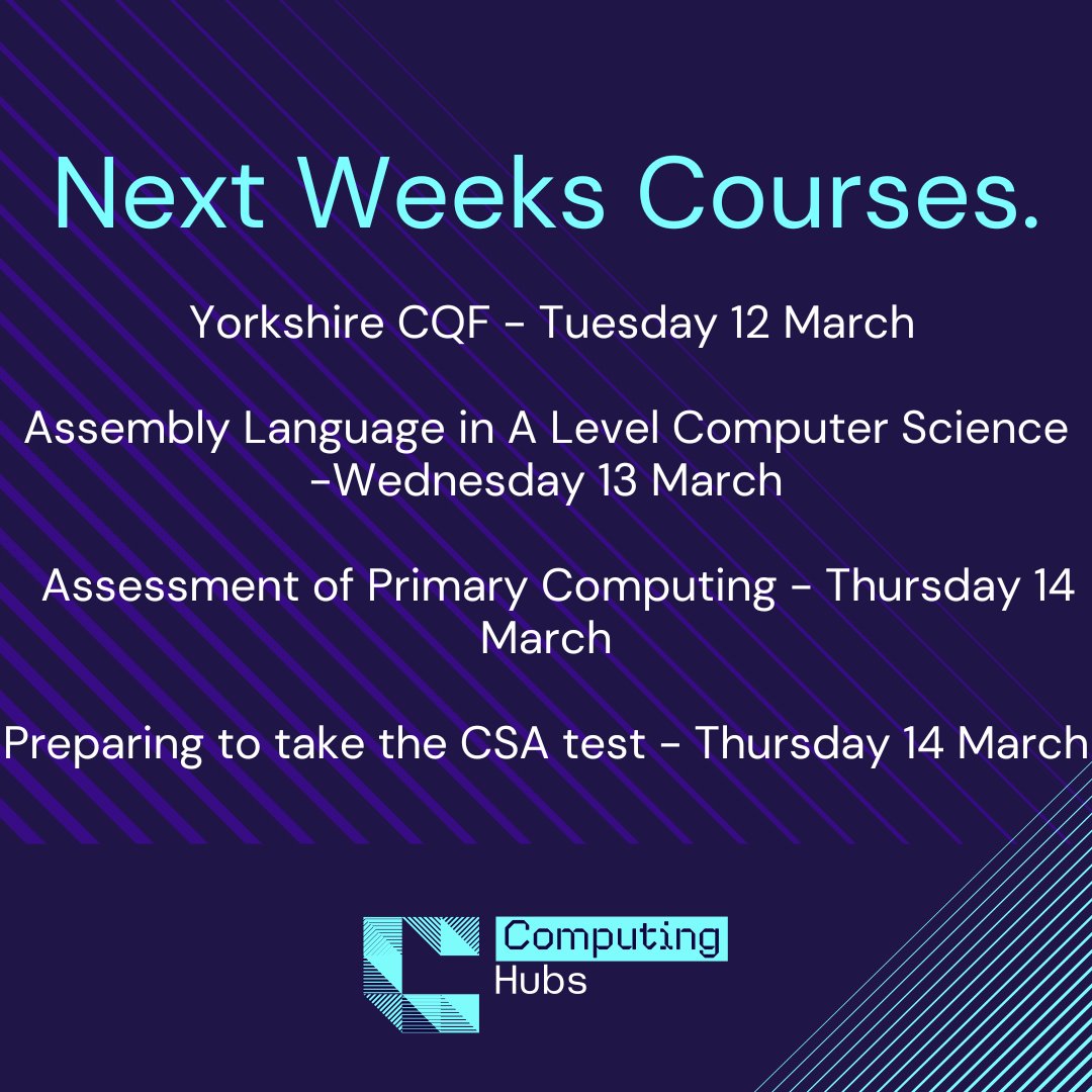 Check out next weeks course click below for more information and to book: bingleygrammar.org/Our-School/Com… #Primary #Secondary #courses #yorkshire