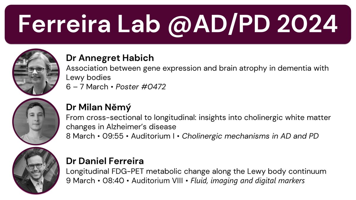 What the Ferreira lab is doing in Lisbon - today, tomorrow, and the day after. @DrFerreiraD @milan_nemy @CAR_Karolinska