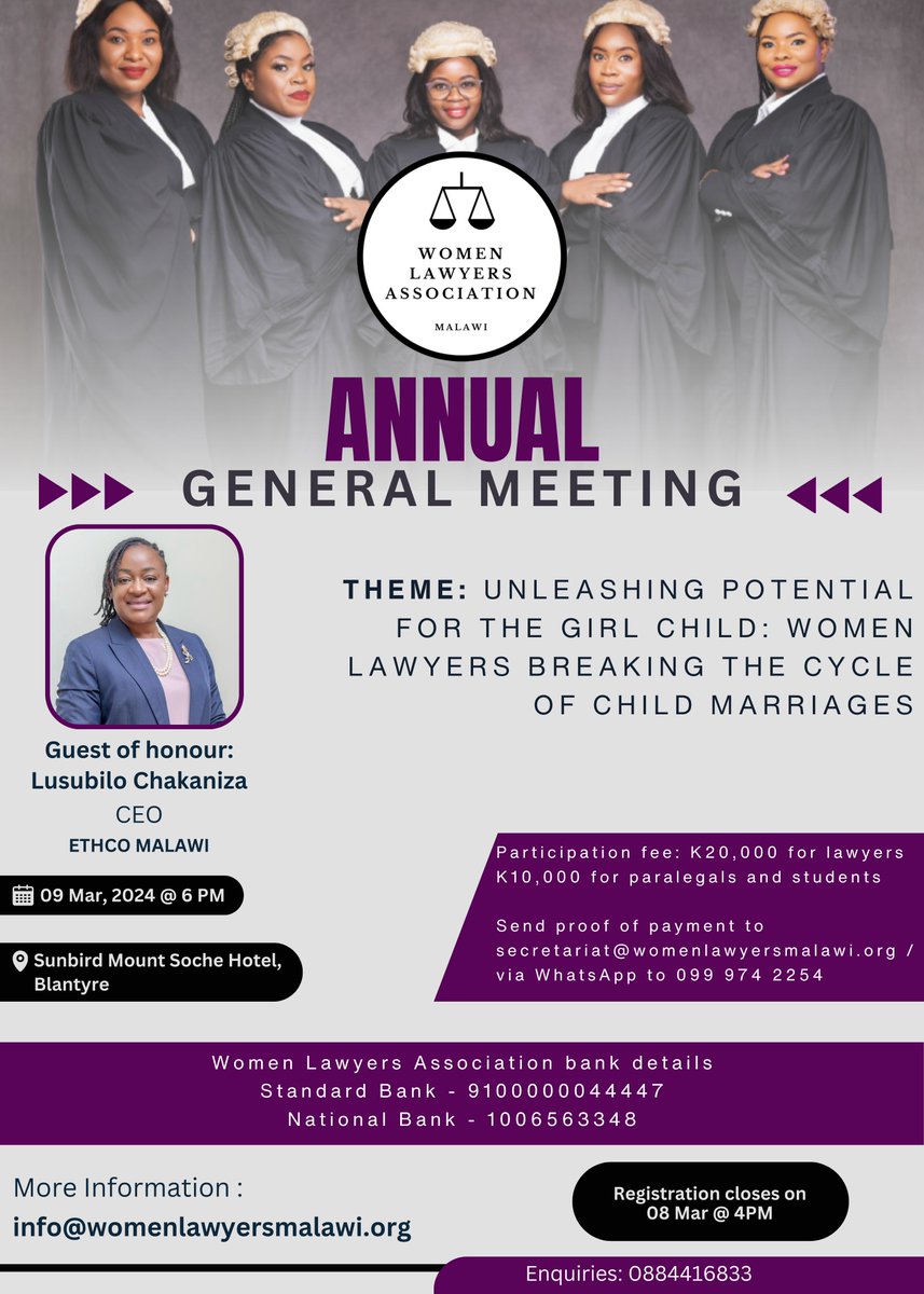 Women Lawyers Malawi (@wlamalawi) on Twitter photo 