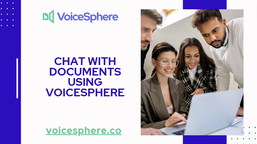 voicesphere.co/chat-with-docu…
Struggling with large documents? 
📄 Meet #VoiceSphere - the game-changer in #DocumentManagement! 
Chat with your docs 🗣️ and get answers instantly. Say goodbye to scrolling, hello to efficiency! 
#ChatWithDocs #AITools #GPT #TechInnovation #WorkSmarter