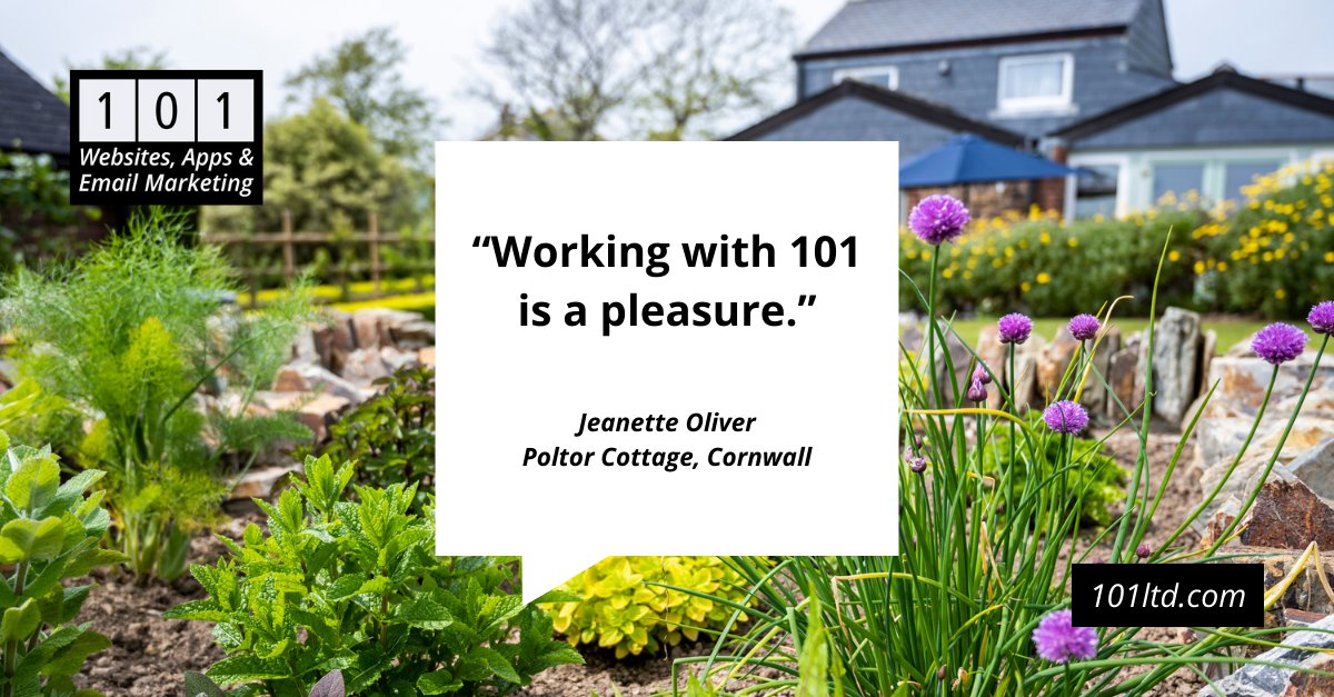 Poltor Cottage's owners enjoyed working with 101 to create their first holiday property #website. Their partnership led to an effective online presence that engages visitors, builds trust and provides a hassle-free booking system. 
ow.ly/wA7150Q3RQC
#websitedesign
