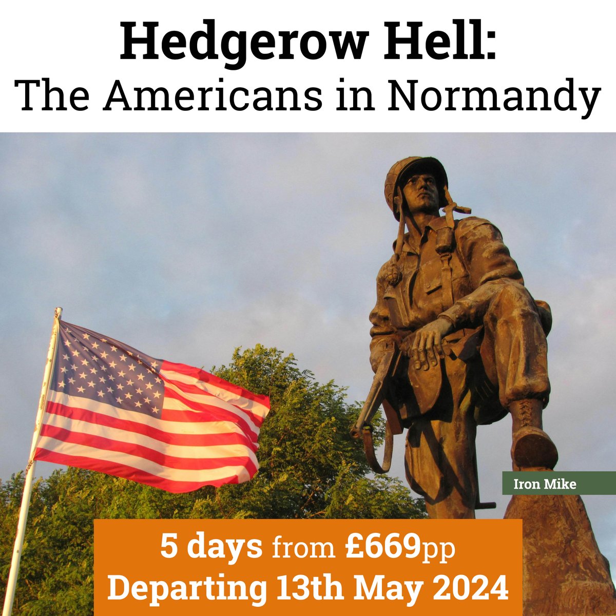 Departing this May, join us as we trace the steps of American GIs and Paratroopers after D-Day, through the bloody battles of Normandy. Alongside a Specialist Guide, embark on a fascinating journey in just a few weeks >> ow.ly/sXMQ50QMsq8