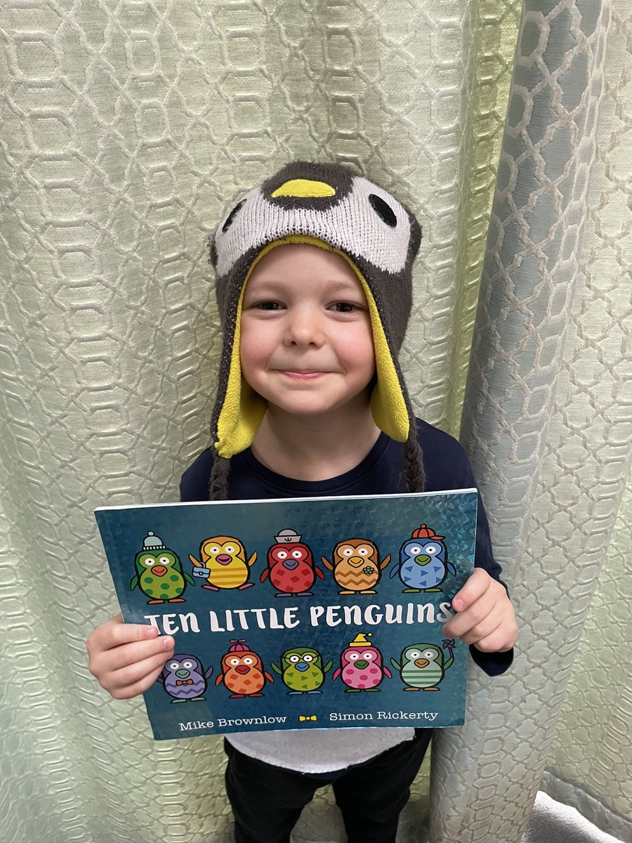 He liked his penguin costume from last year so much that he had to wear it again this year! @MikeBrownlow1 @SimonRickerty @HachetteKids #WorldBookDay2024