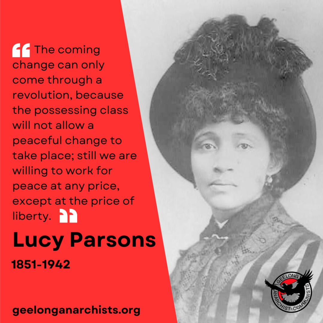 On the 7th of March, the day before International Working Women's Day (IWWD), 1942, Lucy Parsons passed away. Revolutionary, anarchist, communist and a Wobbly, she spent her lifetime fighting to build working class power.