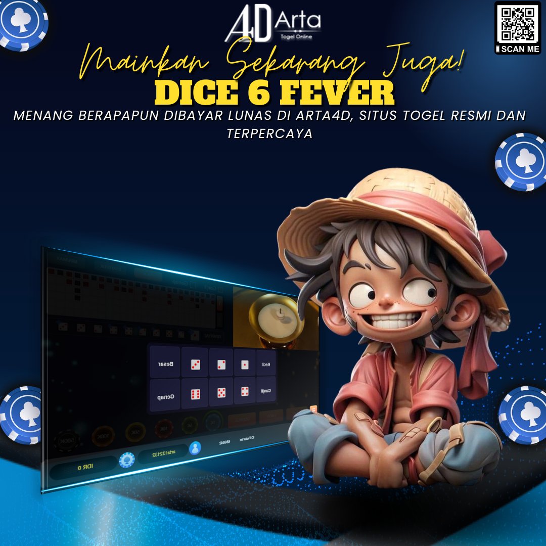 ARTA4D21's tweet photo. DICE 6 FEVER

Nikmati banyak Bonus dalam permainan terbaru kami Dice 6 Fever, yang merupakan pengembangan dari permainan terbaik kami Dice 6. Permainan Dice 6 Fever yang sederhana dan menyenangkan dari IDNLIVE ini hadir dengan tampilan baru https://t.co/iHCSYtDPlP