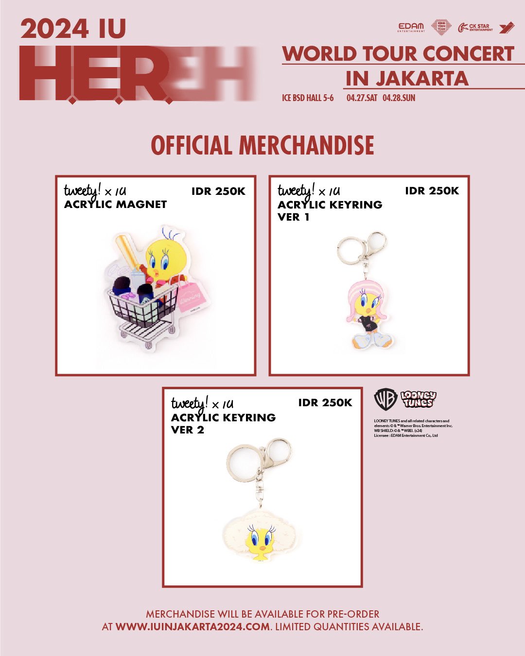 IU Tweety グリップトック　2024 IU H.E.R コンサート IU - Tweety x IU The Winning Tok ['THE WINNING' 2024 HEREH