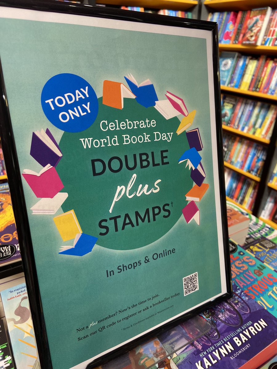 Happy World Book Day! And what better way to celebrate than grabbing Double Plus Stamps in store and online 📚