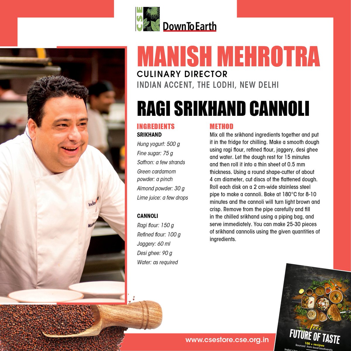 The book will present a variety of recipes with ingredients sourced from local biodiversity -- weeds, trees, long-lasting seeds & plants with short life cycles -- that can withstand the pressures of a climate-risked world. Here's one by @manishmehrotra downtoearth.org.in/news/food/eleu…