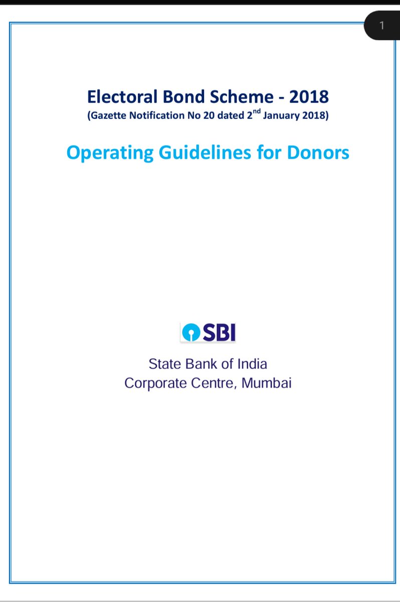 The SBI had deleted this FAQ on #ElectoralBonds (@indian_nagrik alerts us). But we @reporters_co got you covered. You can access it here 👇 drive.google.com/file/d/119g6MA… And read here why they deleted it 👇 reporters-collective.in/blog/sbi-elect…