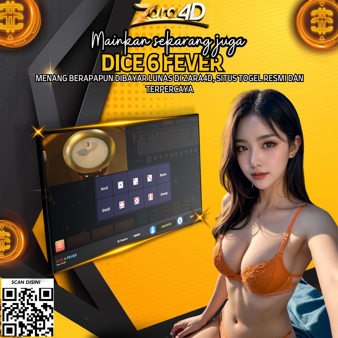 ZARA4D21's tweet photo. DICE 6 FEVER

Nikmati banyak Bonus dalam permainan terbaru kami Dice 6 Fever, yang merupakan pengembangan dari permainan terbaik kami Dice 6. Permainan Dice 6 Fever yang sederhana dan menyenangkan dari IDNLIVE ini hadir dengan tampilan baru https://t.co/LecyQylxa4