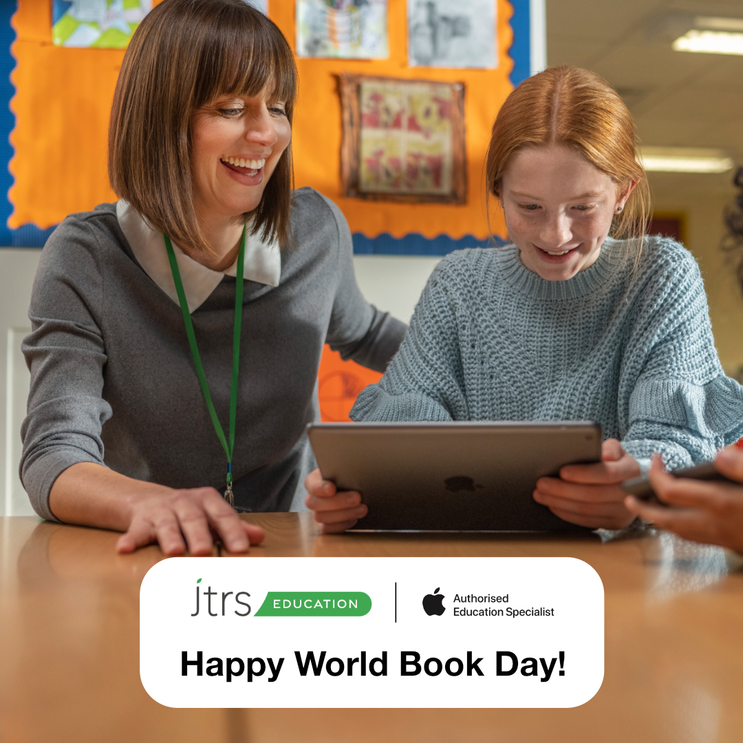 Happy World Book Day!📚

Celebrate World Book Day with our iPad Lesson Ideas:
edu.jtrs.co.uk/apple-teacher-…

#worldbookday #iPad #edtech