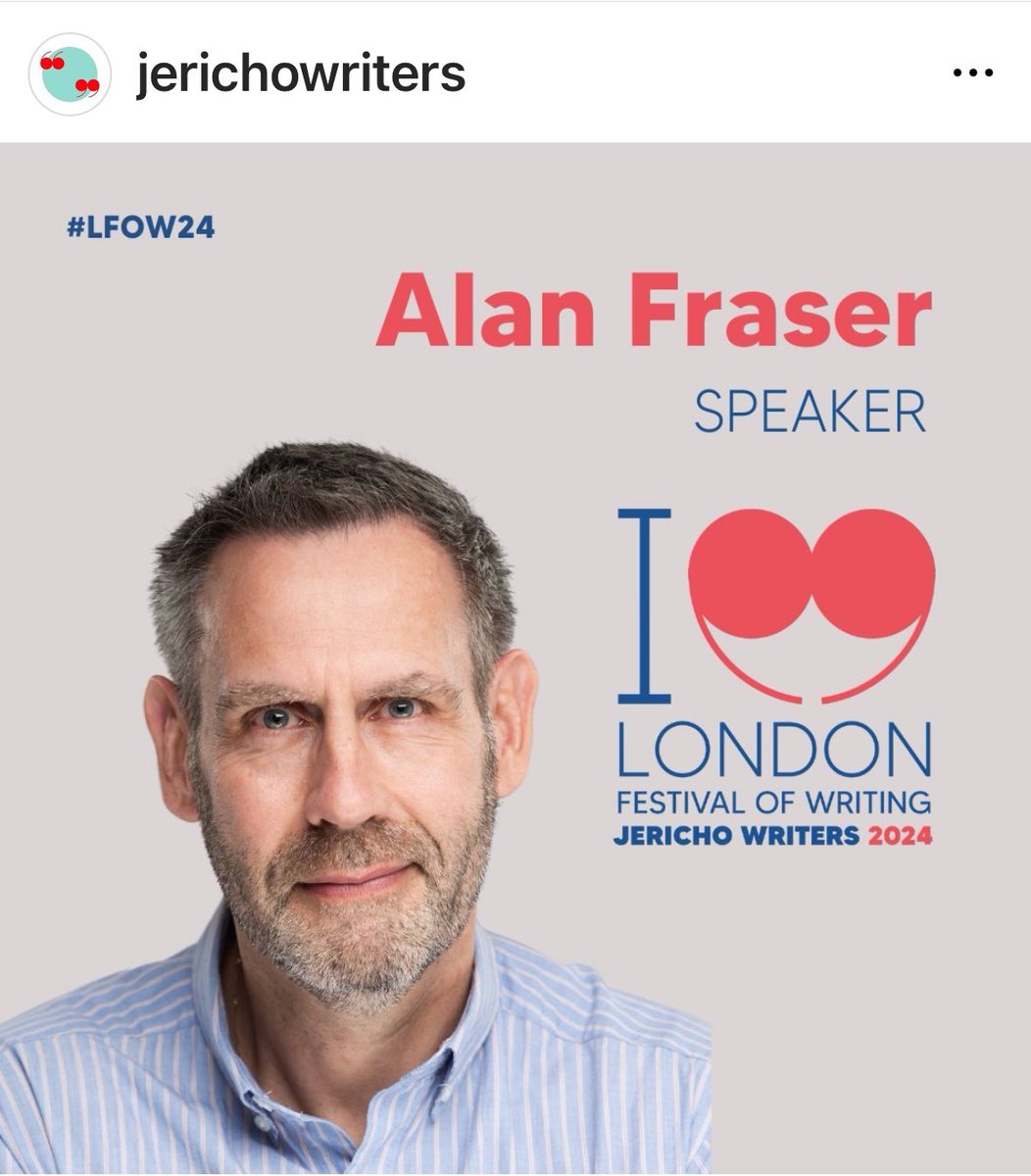 TheWritingAlan's tweet image. Reminder to all @jerichowriters subscribers! I’ll be joining the JW team for a #WorldBookDay2024 edition of ‘Ask Jericho Anything’ at 16:00 GMT TODAY. You can ask us all your most pressing questions about #writing &amp;amp; #gettingpublished. Register w the link in Jericho’s 27/02 email