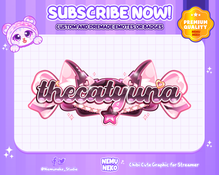 nemuneko_studio's tweet photo. Special commission Vtuber Logo Text π
Design by https://t.co/7ehYdISQPi
Start from $10 to Brand your identify!
#logotext #twitchlogo #discordlogo #customvtuberlogo #cutevtuberlogo #comissionsopen #commissionTH #commissionsopen #Vtuber #vtuberlogo #VGenComm #VGen #VGenOpen https://t.co/DE24hCsT93