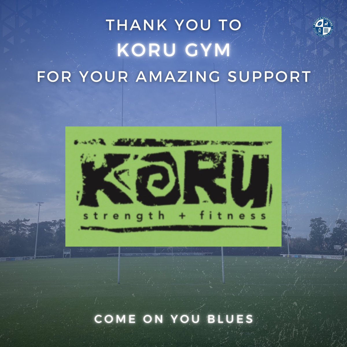 A huge thanks to <a href="/korugyms/">Koru Gyms Ltd</a> for all your amazing support!💙🤍 #COYB