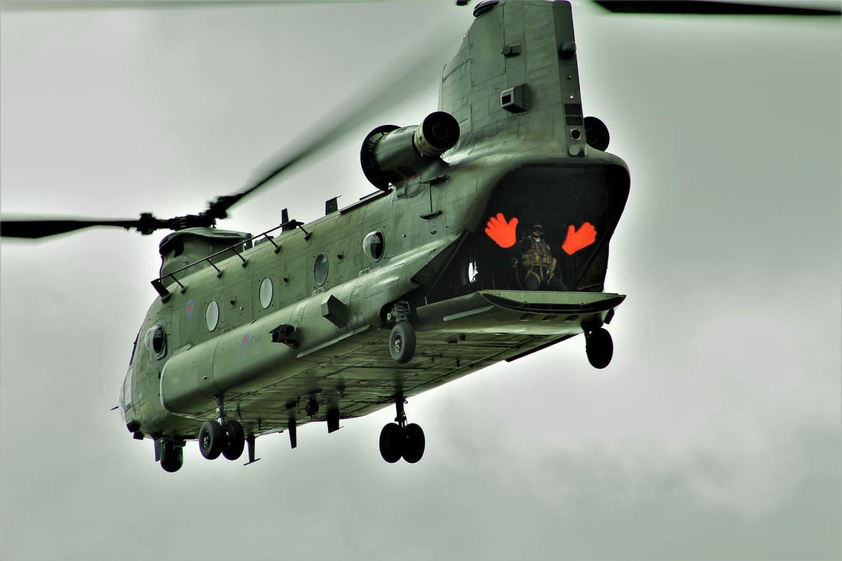 RAF Chinook Role Demonstration Team 2024 tweet media