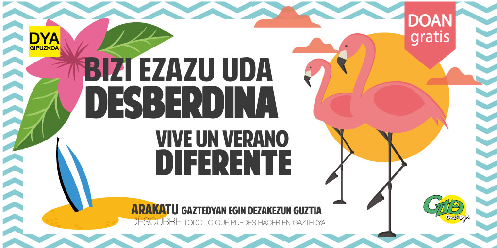 DYAGipuzkoa's tweet photo. Un año más ponemos en marcha #GazteDYA, un programa GRATIS dirigido a jóvenes de 15-18 años con el objetivo de proponerles una semana de actividades vinculadas con la labor que realizamos.¿Te animas a convertirte en "voluntario/a" por una semana? Apúntate: https://t.co/ljuXCtfYrC https://t.co/SCW17rsBot