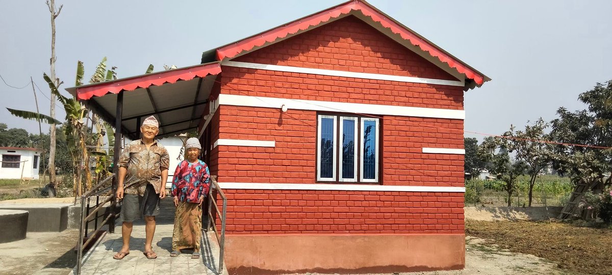 Gurkha veteran Dilprasad Rai's new Earthquake-Resilient home is close to completion