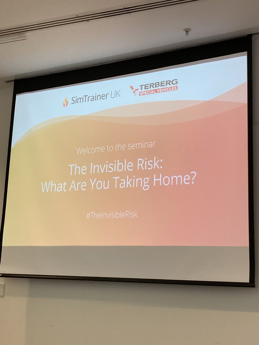 Today we are attending The Invisible Risk: What Are You Taking Home? seminar #TheInvisibleRisk @WFSUK1 @StaffsFire #CancerAwareness #Cancer #contaminants