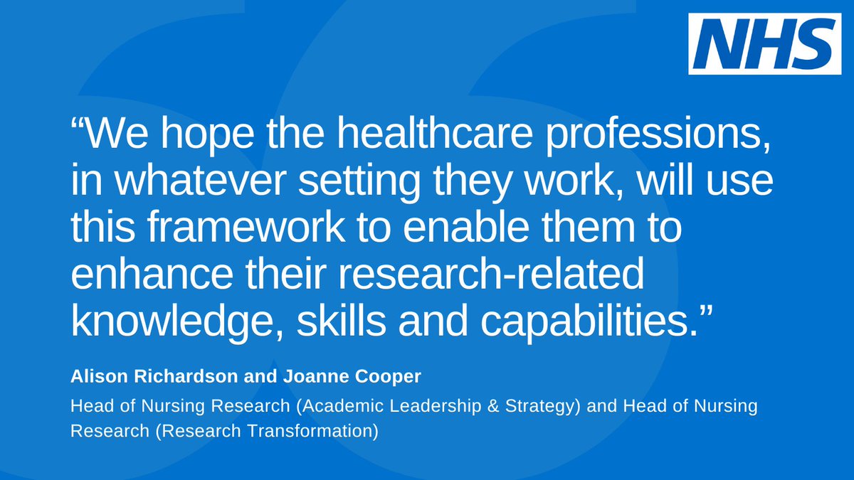 The recently published Multi-professional Practice-based Research Capabilities Framework aims to support advanced practitioners in their development and progression and outlines how they can get involved in health and care research. Find out more #teamCNO advanced-practice.hee.nhs.uk/our-work/resea…