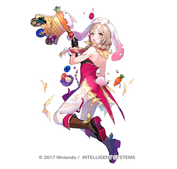ファイアーエムブレム ヒーローズにて【季節では春が推し フラン】描かせて頂きました!うさぎモチーフ衣装かわいい#FEヒーローズ #ファイアーエムブレム 